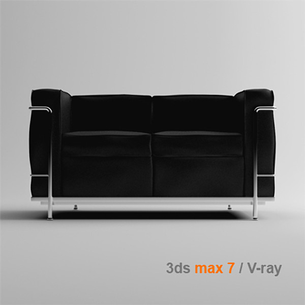maya le corbusier 2 - lc2 2 seats by lajhar